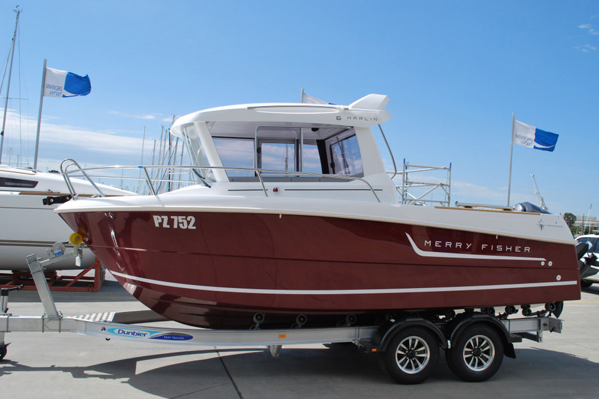 New Merry Fisher Marlin delivered in Melbourne.