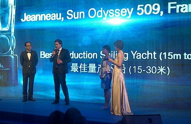 Jeanneau Sun Odyssey 509 awarded in Asia
