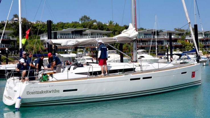 Sun Odyssey 439 goes game fishing!